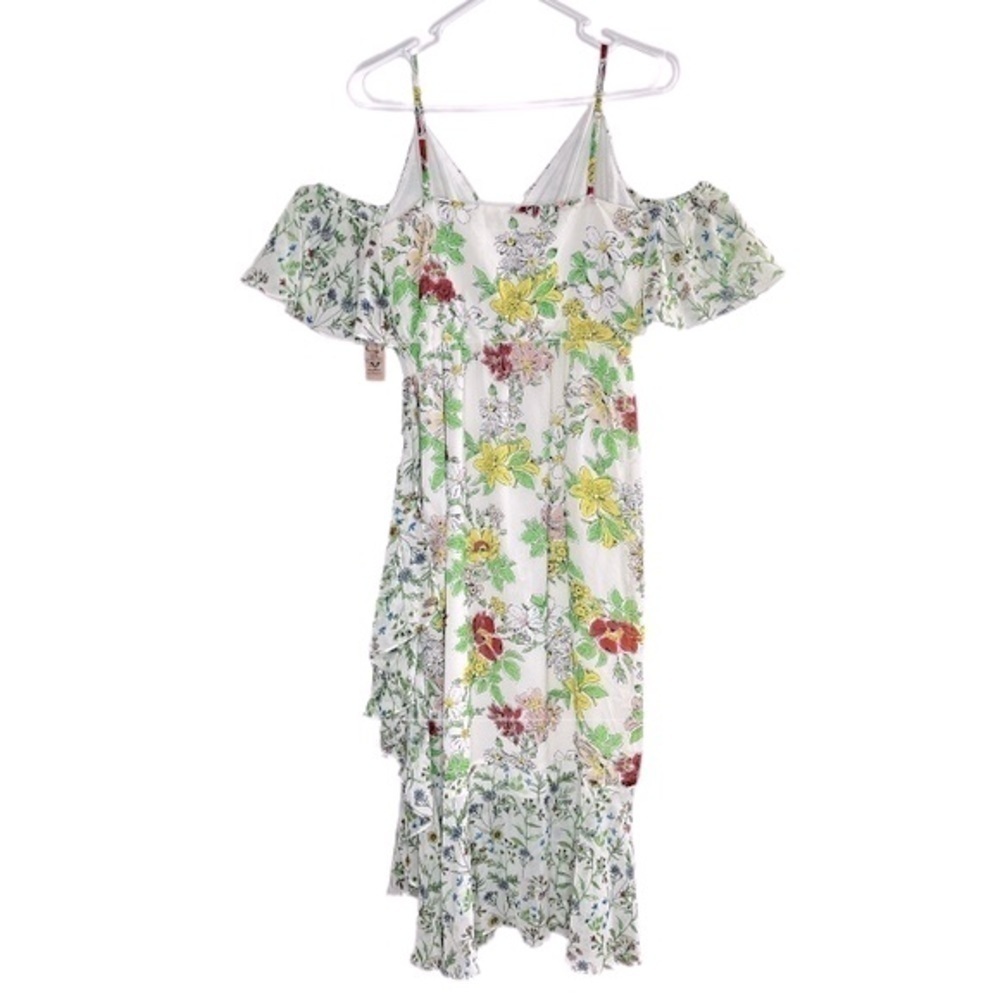 Nanette Lepore Women's Floral Cold Shoulder Dress - Picture 6 of 16